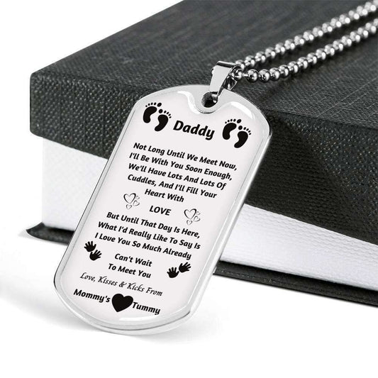 Dad Dog Tag Father’S Day Gift, Dog Tag Military Chain Necklace For Dad I Love You So Much Already Dog Tag Father's Day Rakva
