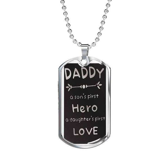 Dad Dog Tag Father’S Day, Responsibility Of A Daddy Dog Tag Necklace Gift For Dad Father's Day Rakva