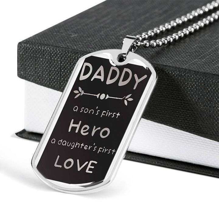 Dad Dog Tag Father’S Day, Responsibility Of A Daddy Dog Tag Necklace Gift For Dad Father's Day Rakva