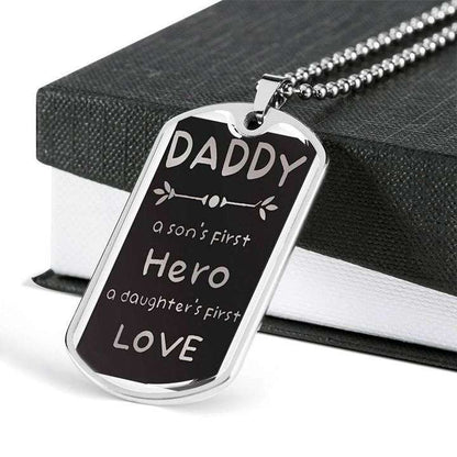 Dad Dog Tag Father’S Day, Responsibility Of A Daddy Dog Tag Necklace Gift For Dad Father's Day Rakva