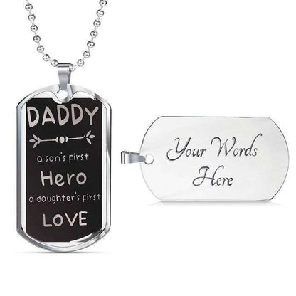 Dad Dog Tag Father’S Day, Responsibility Of A Daddy Dog Tag Necklace Gift For Dad Father's Day Rakva
