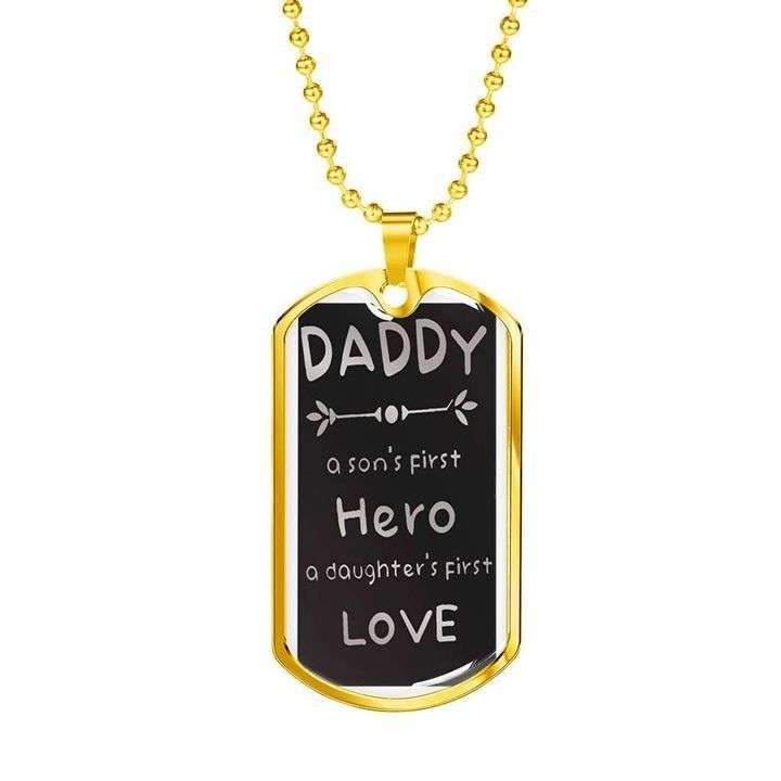Dad Dog Tag Father’S Day, Responsibility Of A Daddy Dog Tag Necklace Gift For Dad Father's Day Rakva