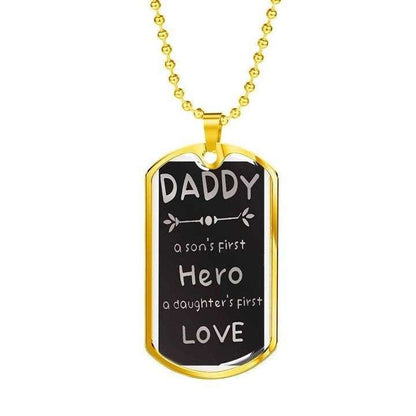 Dad Dog Tag Father’S Day, Responsibility Of A Daddy Dog Tag Necklace Gift For Dad Father's Day Rakva