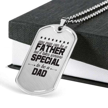 Dad Dog Tag Father’S Day, Someone Special To Be A Dad Dog Tag Necklace Gift For Dad Father's Day Rakva