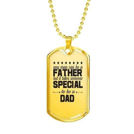 Dad Dog Tag Father’S Day, Someone Special To Be A Dad Dog Tag Necklace Gift For Dad Father's Day Rakva