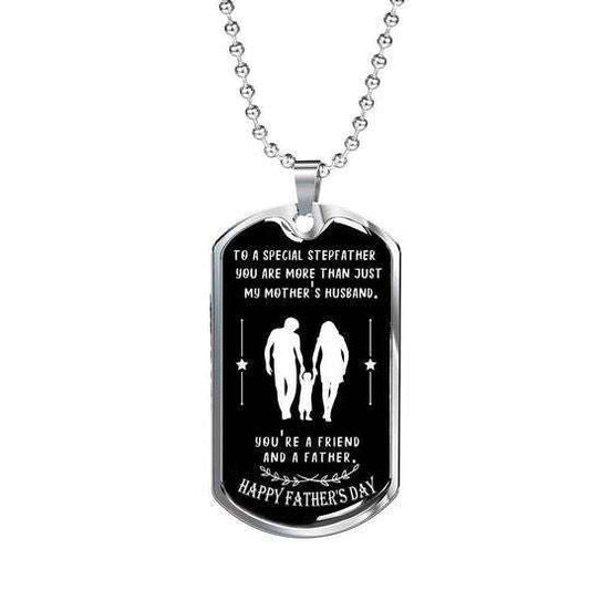 Dad Dog Tag Father’S Day, You’Re A Friend And A Father Dog Tag Necklace For Dad Father's Day Rakva