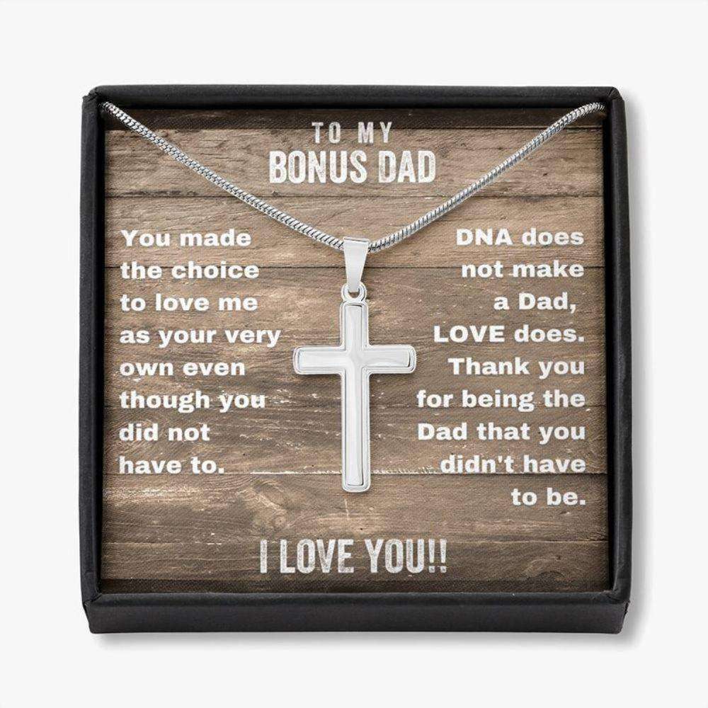Dad Necklace, Bonus Dad Necklace, Fathers Day Gift For Step Dad, Stepfather Gift, Stepdaddy Gift Rakva