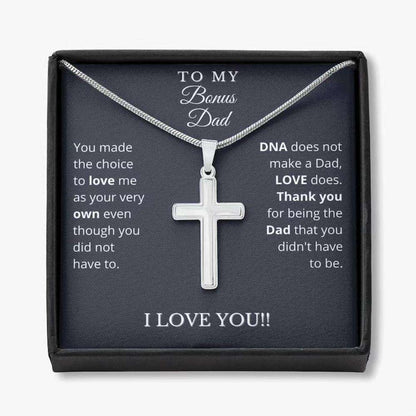 Dad Necklace, Bonus Dad Necklace, Fathers Day Gift For Step Dad, Stepfather Gift, Stepdaddy Gift Rakva