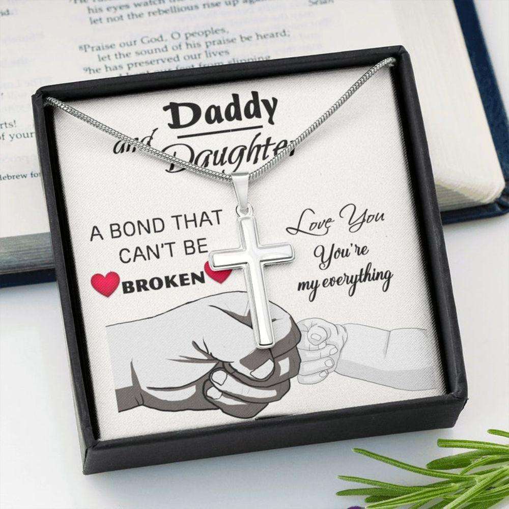 Dad Necklace, Daddy And Daughter Necklace, Gift For Dad From Daughter, Fathers Day Gift Dughter's Day Rakva