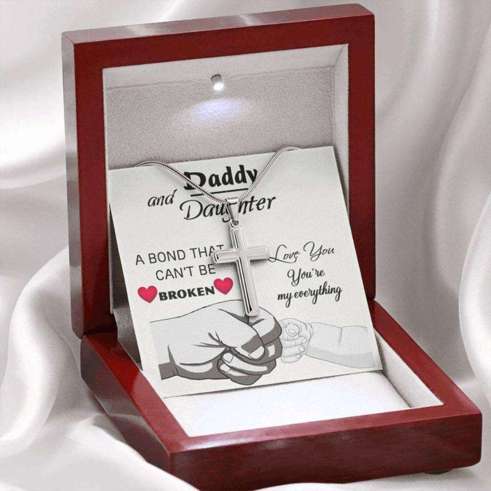 Dad Necklace, Daddy And Daughter Necklace, Gift For Dad From Daughter, Fathers Day Gift Dughter's Day Rakva