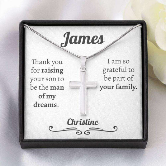 Dad Necklace, Personalized Father Of The Groom Gift From Bride, Gift For Father In Law, Father-In-Law Gift On Wedding Day, Future Father In Law Father's Day Rakva