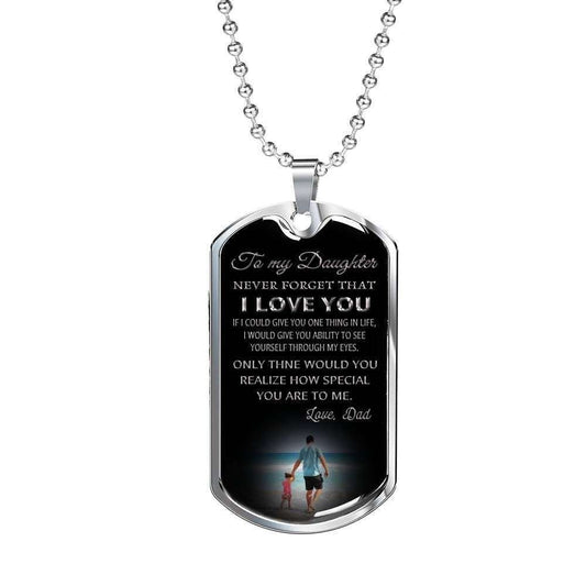 Daughter Dog Tag Custom Picture, How Special You Are Dog Tag Necklace Gift For Daughter Dughter's Day Rakva