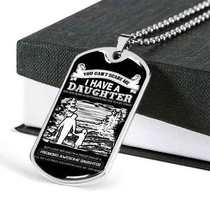 Daughter Dog Tag Custom Picture, I Have A Daughter Dog Tag Necklace For Daughter Dughter's Day Rakva