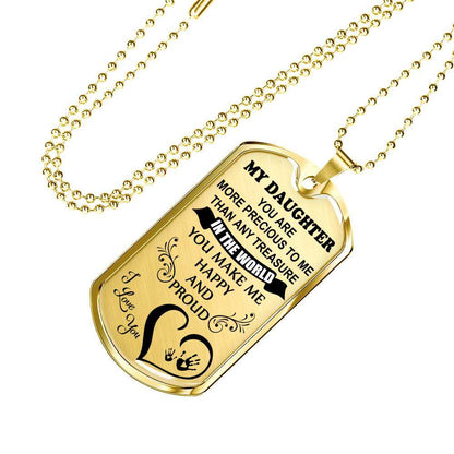 Daughter Dog Tag, Dog Tag For Daughter, Birthday Gift For Daughter Dog Tag-10 Dughter's Day Rakva