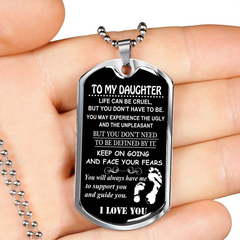 Daughter Dog Tag, Dog Tag For Daughter, Birthday Gift For Daughter Dog Tag-14 Dughter's Day Rakva