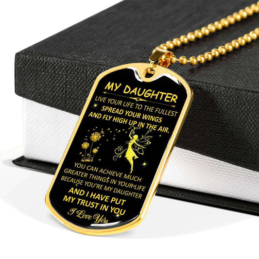 Daughter Dog Tag, Dog Tag For Daughter, Birthday Gift For Daughter Dog Tag-15 Dughter's Day Rakva