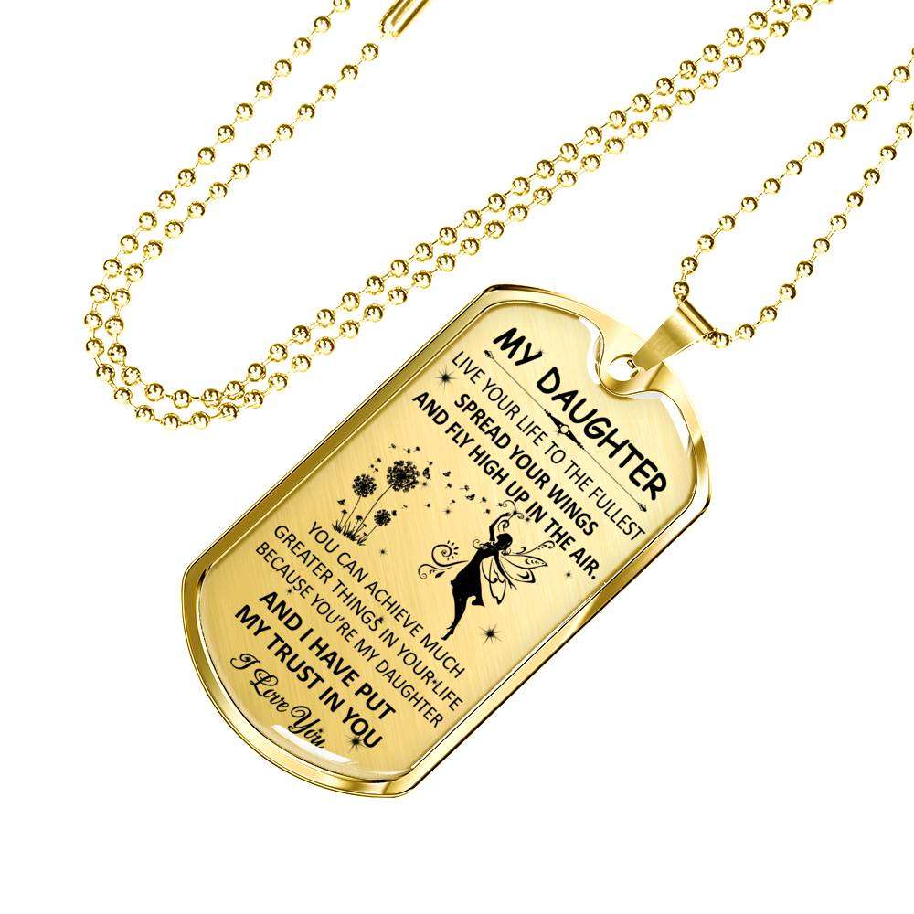 Daughter Dog Tag, Dog Tag For Daughter, Birthday Gift For Daughter Dog Tag-16 Dughter's Day Rakva