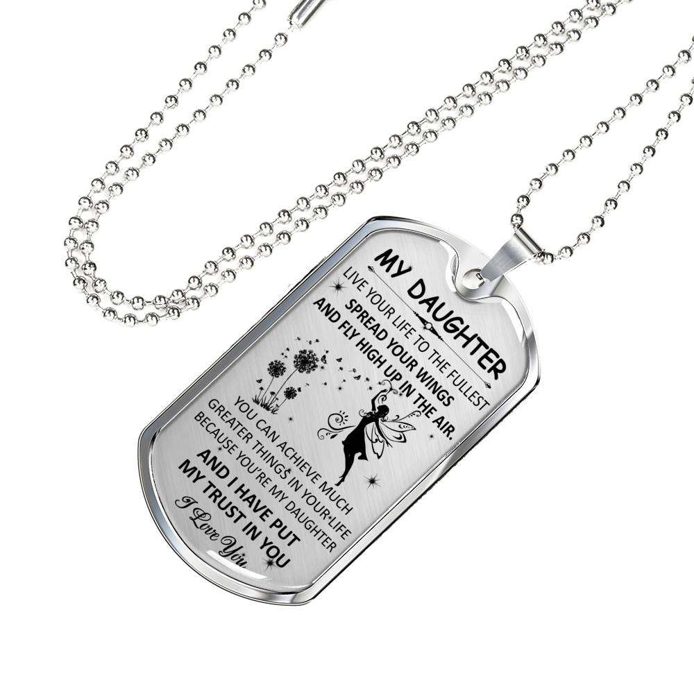 Daughter Dog Tag, Dog Tag For Daughter, Birthday Gift For Daughter Dog Tag-16 Dughter's Day Rakva