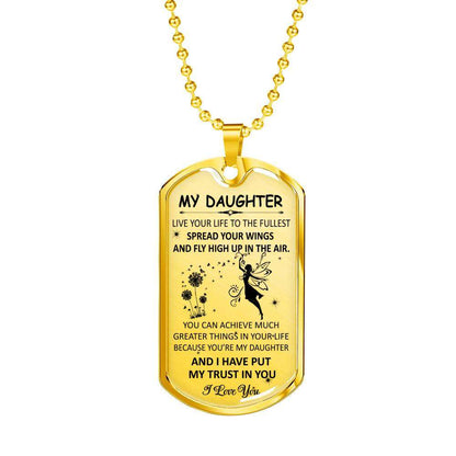 Daughter Dog Tag, Dog Tag For Daughter, Birthday Gift For Daughter Dog Tag-16 Dughter's Day Rakva