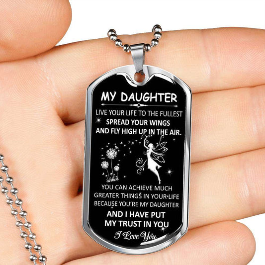 Daughter Dog Tag, Dog Tag For Daughter, Birthday Gift For Daughter Dog Tag-17 Dughter's Day Rakva