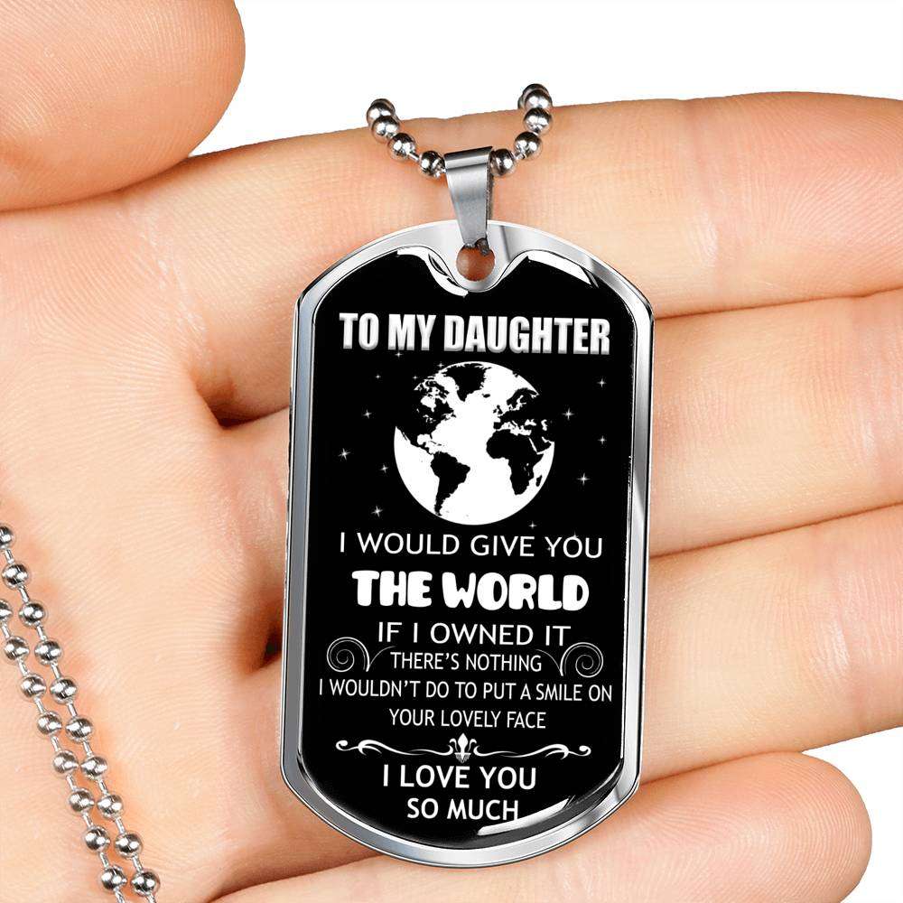 Daughter Dog Tag, Dog Tag For Daughter, Birthday Gift For Daughter Dog Tag-20 Dughter's Day Rakva