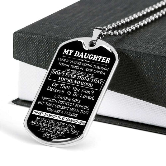 Daughter Dog Tag, Dog Tag For Daughter, Birthday Gift For Daughter Dog Tag-26 Dughter's Day Rakva