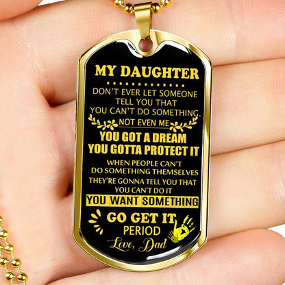 Daughter Dog Tag, Dog Tag For Daughter, Birthday Gift For Daughter Dog Tag-27 Dughter's Day Rakva