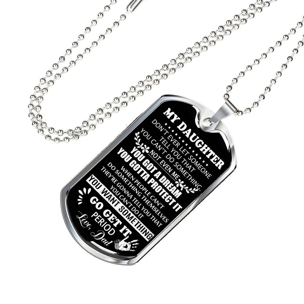 Daughter Dog Tag, Dog Tag For Daughter, Birthday Gift For Daughter Dog Tag-29 Dughter's Day Rakva