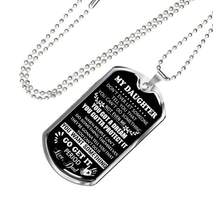 Daughter Dog Tag, Dog Tag For Daughter, Birthday Gift For Daughter Dog Tag-29 Dughter's Day Rakva