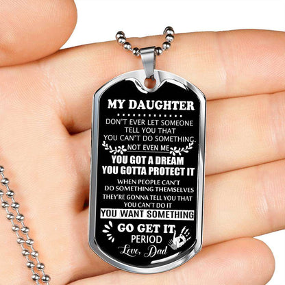 Daughter Dog Tag, Dog Tag For Daughter, Birthday Gift For Daughter Dog Tag-29 Dughter's Day Rakva