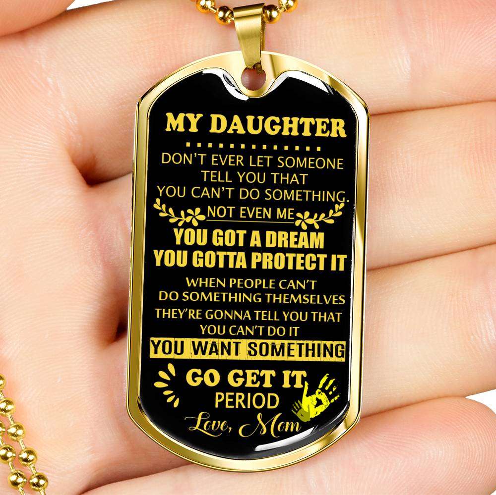 Daughter Dog Tag, Dog Tag For Daughter, Birthday Gift For Daughter Dog Tag-30 Dughter's Day Rakva