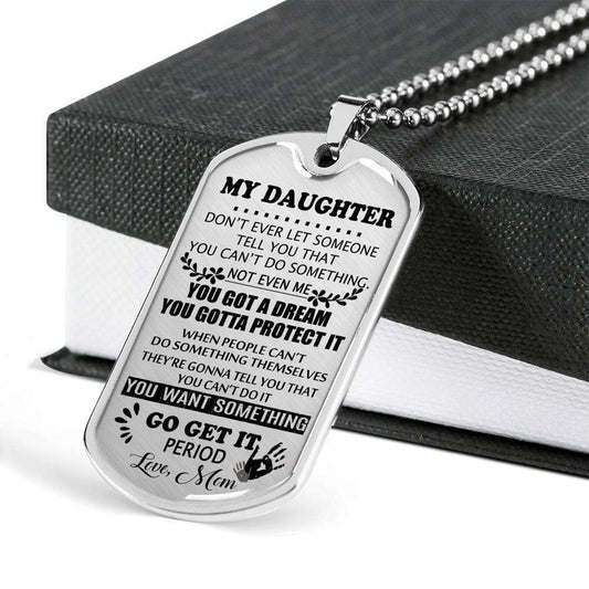 Daughter Dog Tag, Dog Tag For Daughter, Birthday Gift For Daughter Dog Tag-31 Dughter's Day Rakva
