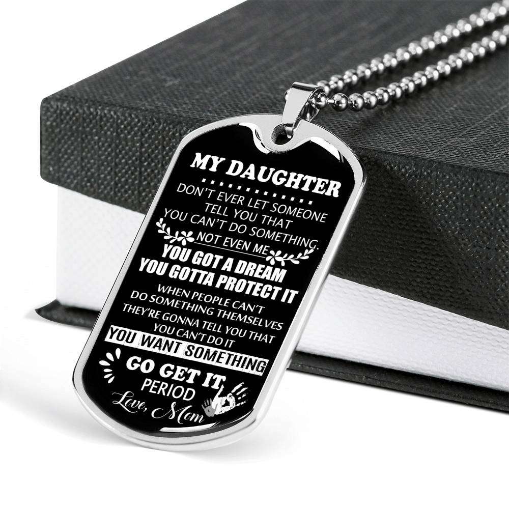 Daughter Dog Tag, Dog Tag For Daughter, Birthday Gift For Daughter Dog Tag-32 Dughter's Day Rakva
