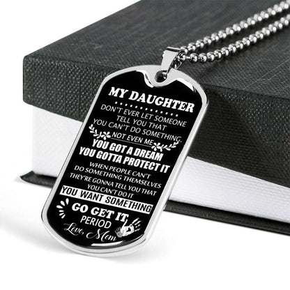 Daughter Dog Tag, Dog Tag For Daughter, Birthday Gift For Daughter Dog Tag-32 Dughter's Day Rakva