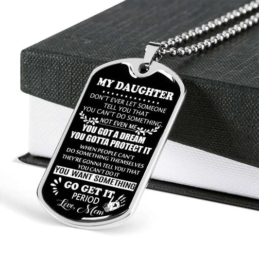Daughter Dog Tag, Dog Tag For Daughter, Birthday Gift For Daughter Dog Tag-32 Dughter's Day Rakva