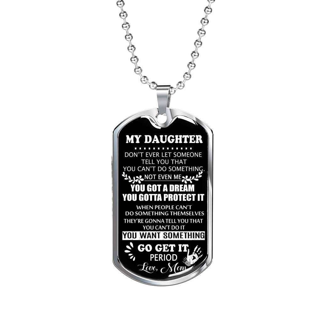 Daughter Dog Tag, Dog Tag For Daughter, Birthday Gift For Daughter Dog Tag-32 Dughter's Day Rakva