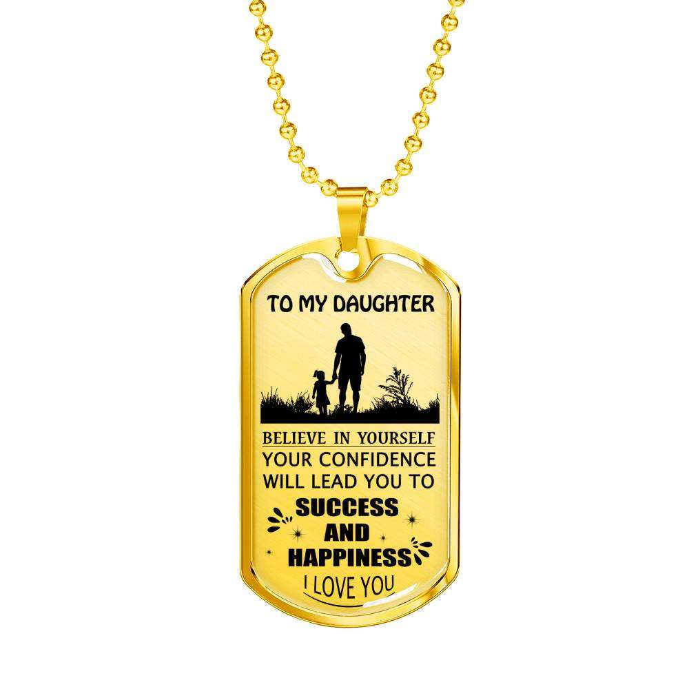 Daughter Dog Tag, Dog Tag For Daughter, Birthday Gift For Daughter Dog Tag-34 Dughter's Day Rakva