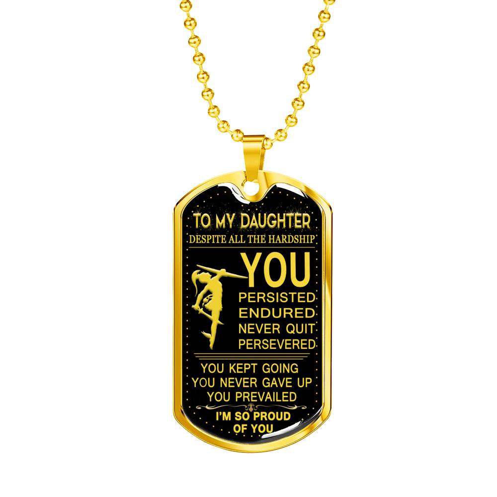 Daughter Dog Tag, Dog Tag For Daughter, Birthday Gift For Daughter Dog Tag-36 Dughter's Day Rakva