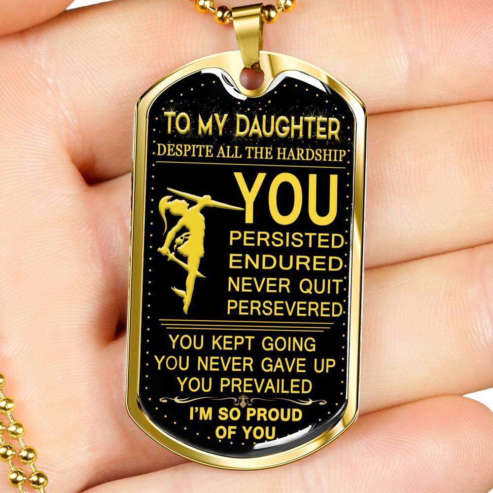 Daughter Dog Tag, Dog Tag For Daughter, Birthday Gift For Daughter Dog Tag-36 Dughter's Day Rakva