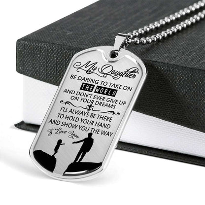 Daughter Dog Tag, Dog Tag For Daughter, Birthday Gift For Daughter Dog Tag-4 Dughter's Day Rakva