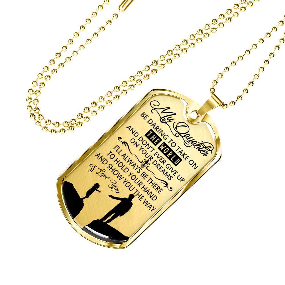 Daughter Dog Tag, Dog Tag For Daughter, Birthday Gift For Daughter Dog Tag-4 Dughter's Day Rakva