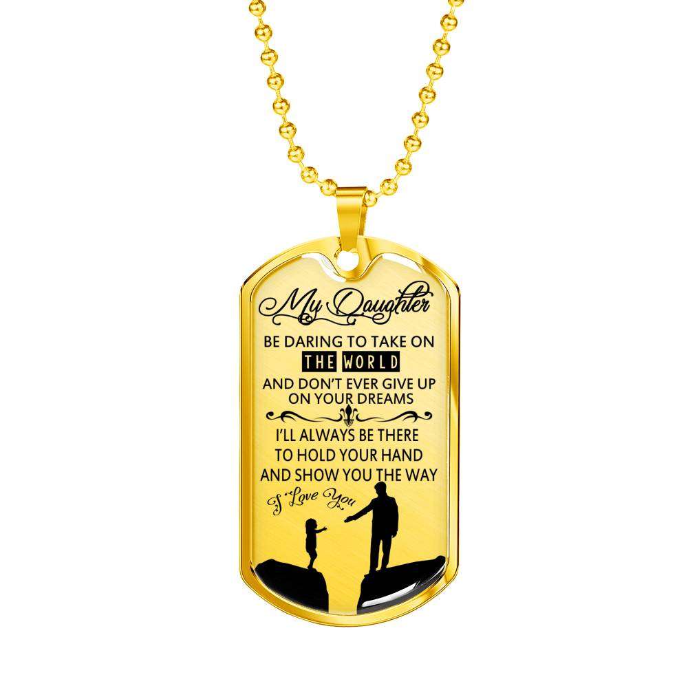 Daughter Dog Tag, Dog Tag For Daughter, Birthday Gift For Daughter Dog Tag-4 Dughter's Day Rakva