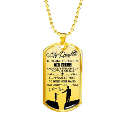 Daughter Dog Tag, Dog Tag For Daughter, Birthday Gift For Daughter Dog Tag-4 Dughter's Day Rakva