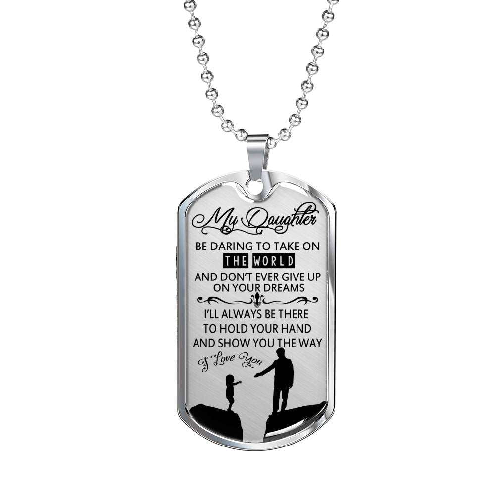 Daughter Dog Tag, Dog Tag For Daughter, Birthday Gift For Daughter Dog Tag-4 Dughter's Day Rakva