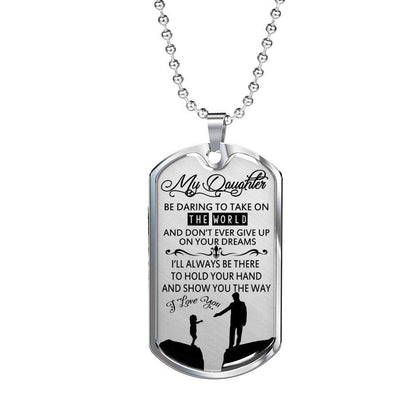 Daughter Dog Tag, Dog Tag For Daughter, Birthday Gift For Daughter Dog Tag-4 Dughter's Day Rakva