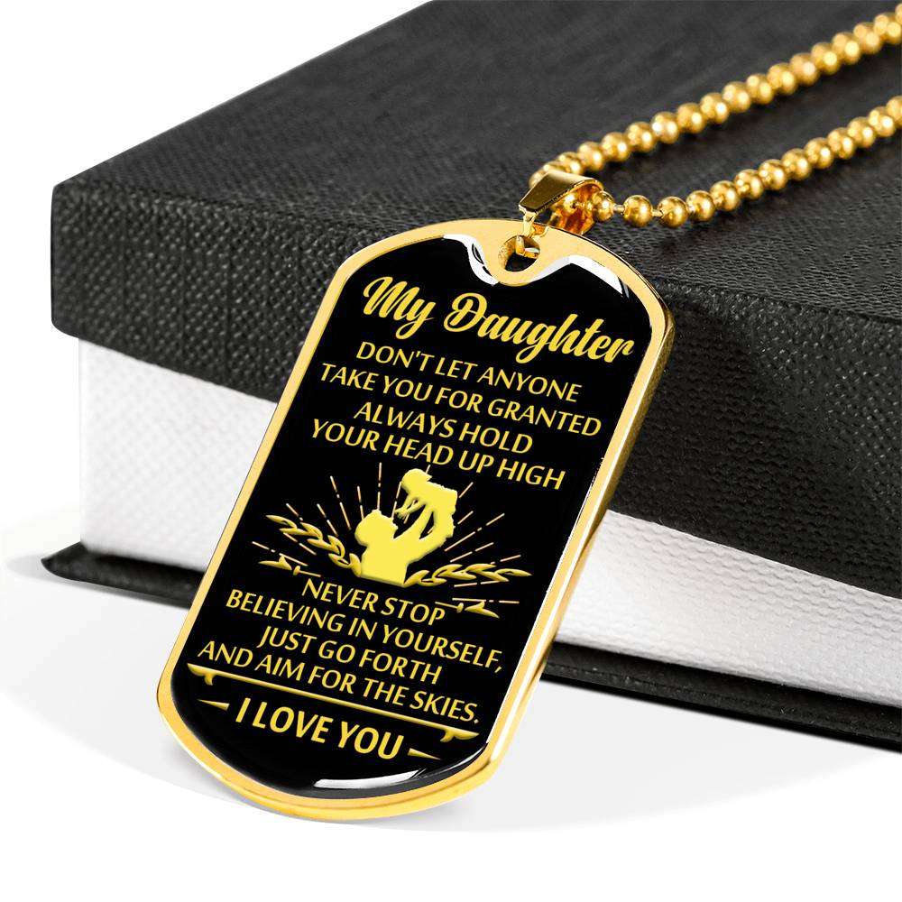 Daughter Dog Tag, Dog Tag For Daughter, Birthday Gift For Daughter Dog Tag-6 Dughter's Day Rakva
