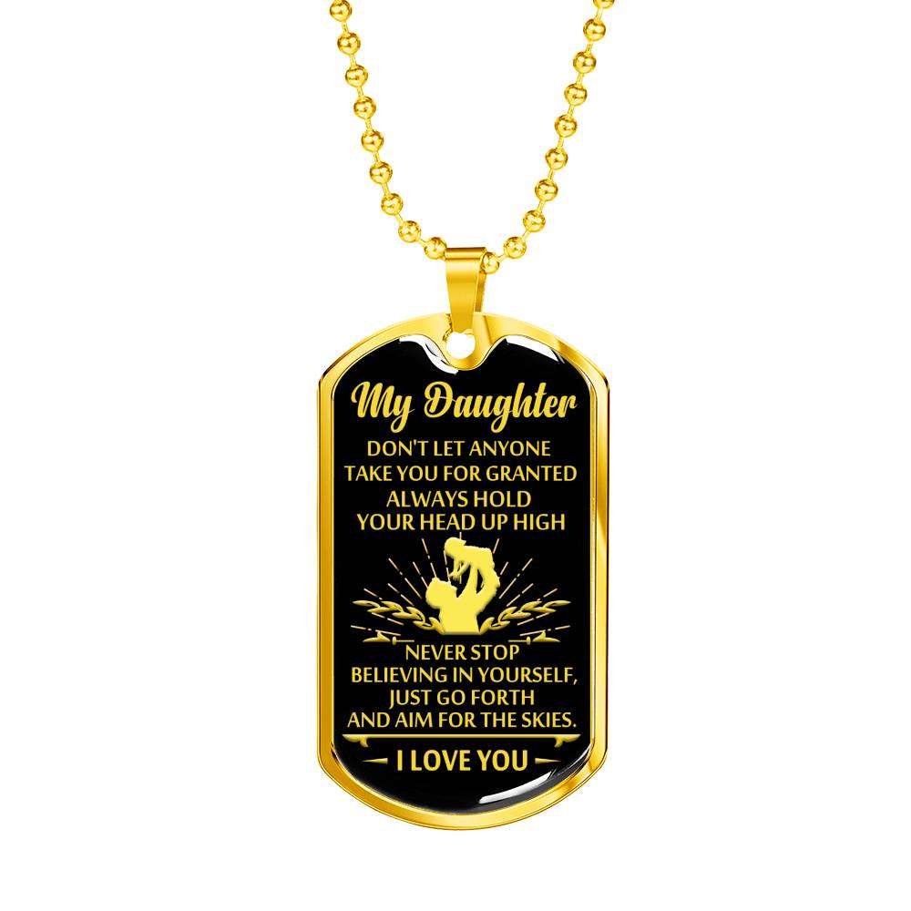 Daughter Dog Tag, Dog Tag For Daughter, Birthday Gift For Daughter Dog Tag-6 Dughter's Day Rakva