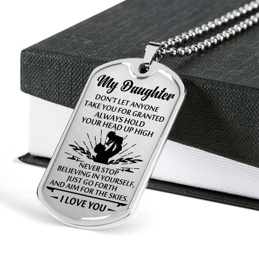 Daughter Dog Tag, Dog Tag For Daughter, Birthday Gift For Daughter Dog Tag-7 Dughter's Day Rakva