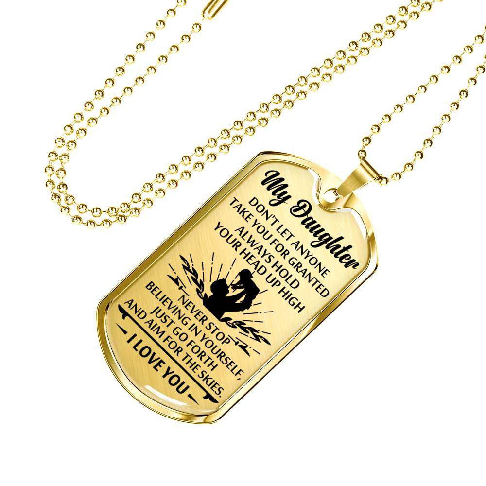 Daughter Dog Tag, Dog Tag For Daughter, Birthday Gift For Daughter Dog Tag-7 Dughter's Day Rakva