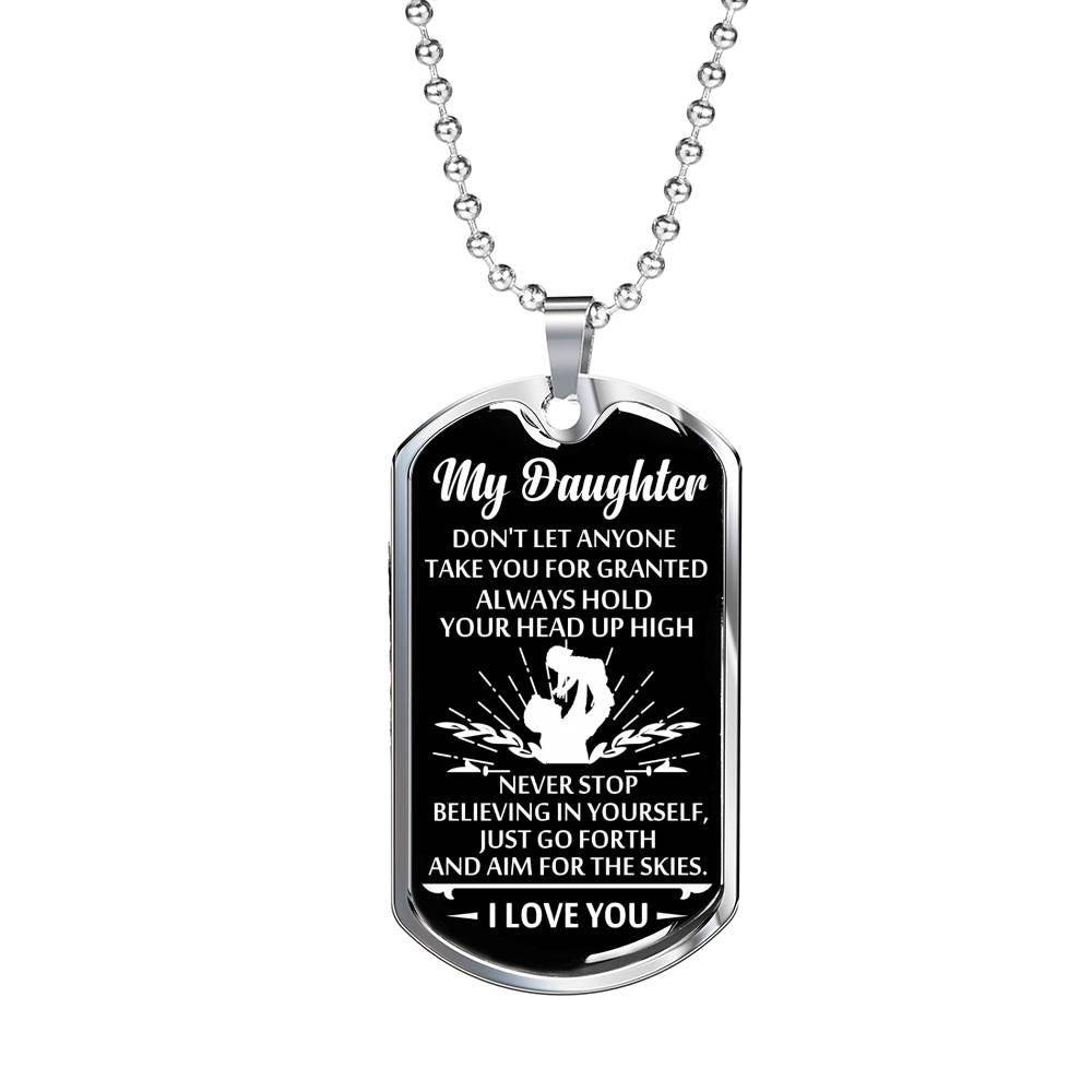 Daughter Dog Tag, Dog Tag For Daughter, Birthday Gift For Daughter Dog Tag-8 Dughter's Day Rakva